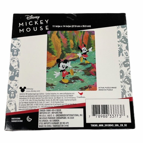 Disney Mickey and Minnie Mouse 500 Piece Puzzle - Picture 3 of 4